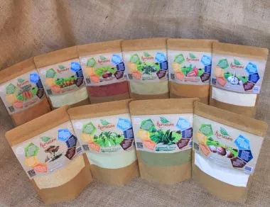 vegetable powder set